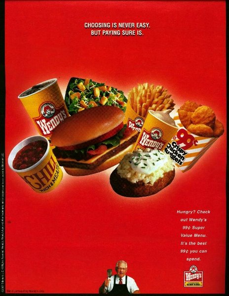 food advertisements examples